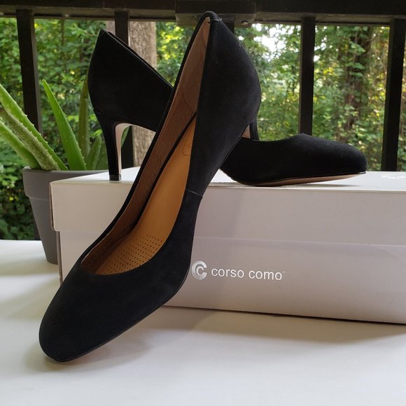 CORSO COMO Linnden Black Pumps Round Toe Size 5.5 - Picture 6 of 10